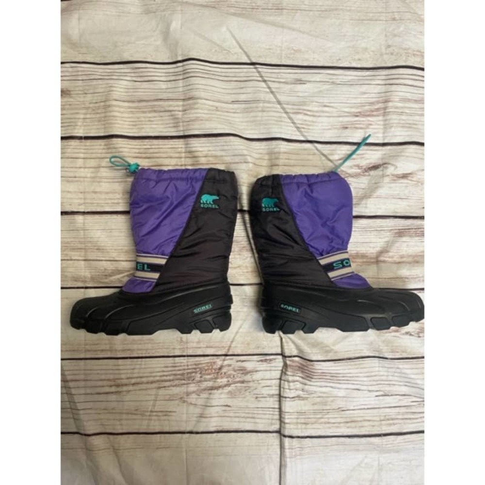 Vintage Sorel Purple Puffer Boots Size 5